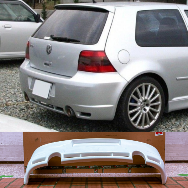 MAXTON REAR BUMPER VW GOLF MK4 R32 LOOK