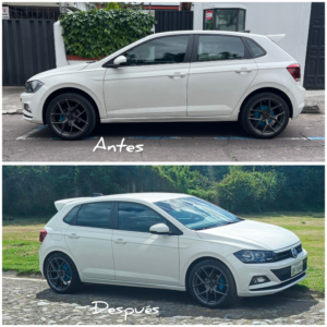 SET DE ESPIRALES DE DESCENSO EIBACH SPORTLINE VW POLO BRASIL 1.6 / VW VIRTUS 1.6 / TERA