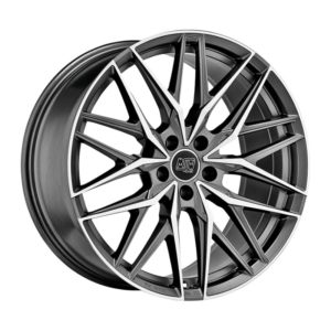 MSW 50 MATT GUNMETAL FULL POLISHED 8X18 5X112 ET35