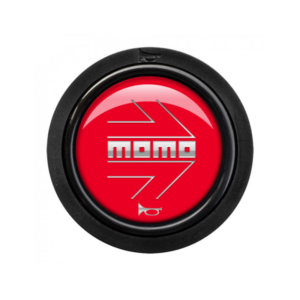 BOTON DE BOCINA MOMO ROJO BRILLANTE
