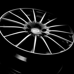 MSW 30 GLOSS BLACK FULL POLISHED 8X18 5X112 ET48