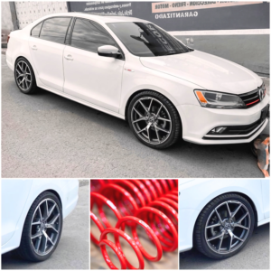 SET DE ESPIRALES DE DESCENSO EIBACH SPORTLINE VW BORA 2.0 / NEW JETTA 2.0 – 2.5