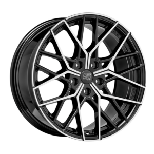 MSW 74 GLOSS BLACK FULL POLISH 8X18 5X112 ET50