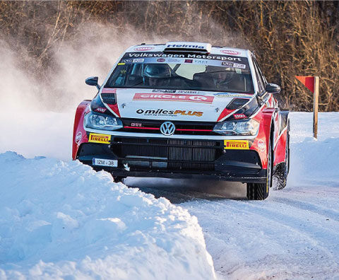 Primero Kristoffersson, ahora Solberg: gana el número dos para el Polo GTI R5.
